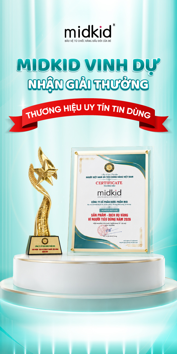 Midkid GIẢI THƯỞNG “THƯƠNG HIỆU UY TÍN TIN DÙNG”