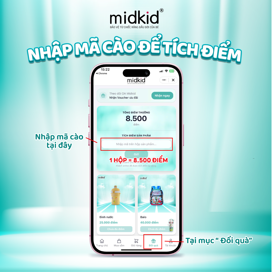 Nhập mã cào tích điểm
