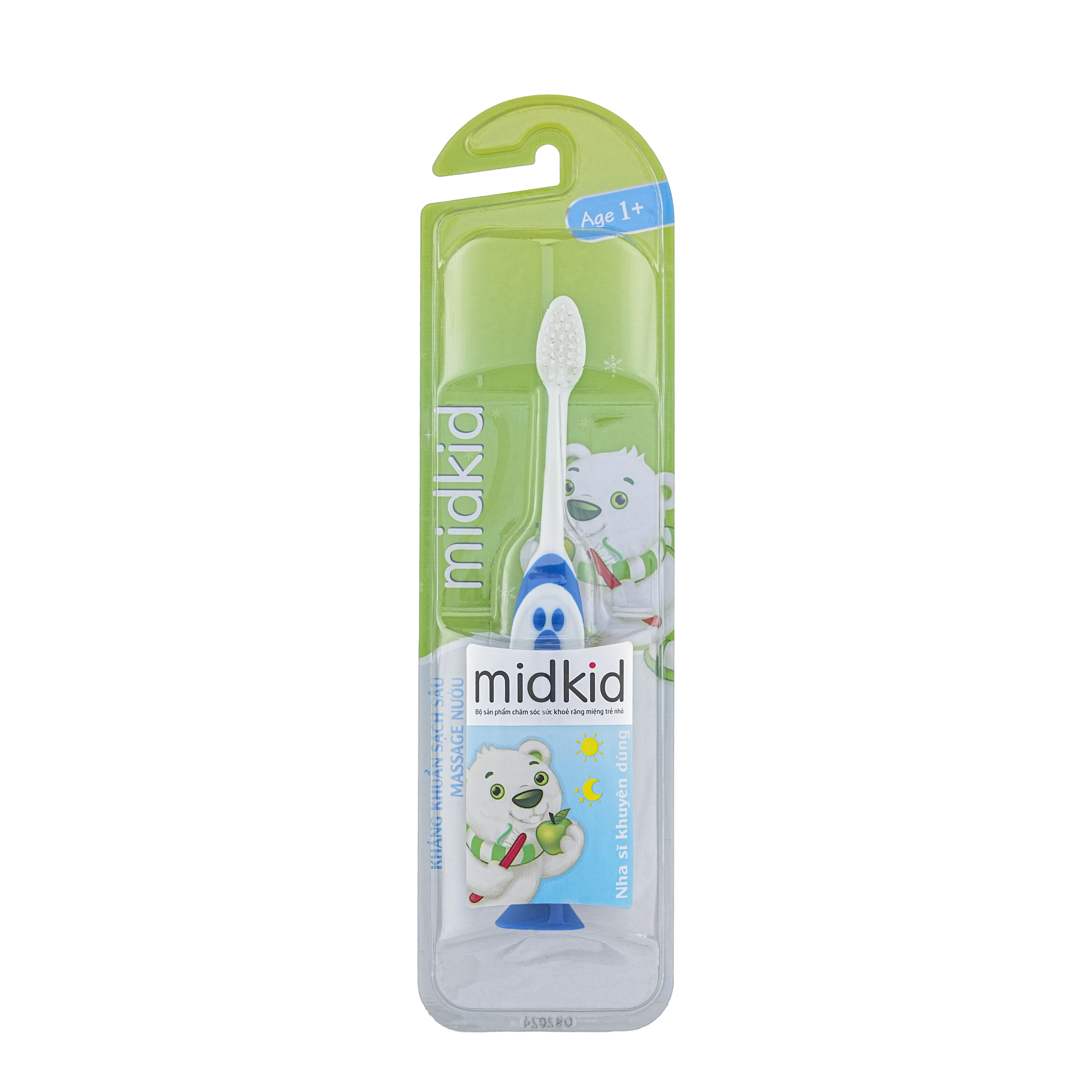 bàn chải midkid xanh